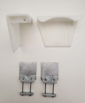 John Deere Fenders w/Adjustable Mounting Bracket